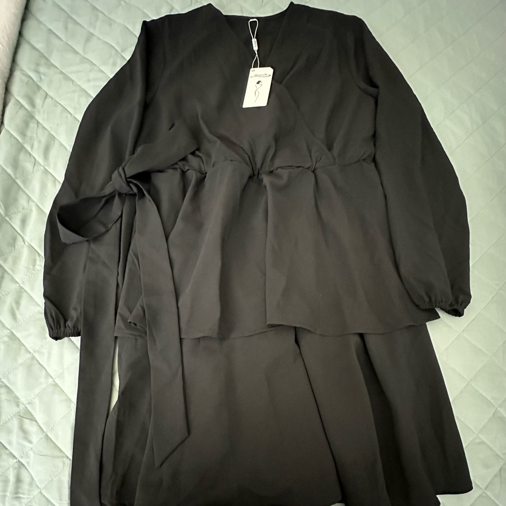 Black Long-sleeve Dress
